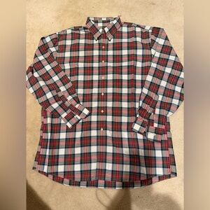 Jos A Bank Men's Buttondown Multicolor Plaid Shirt Sz Large